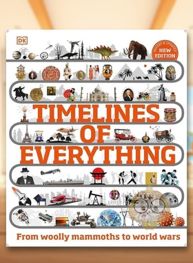 【现货】万物时间线【Timelines】英文儿童绘本知识百科6-9岁精装DK进口原版书DK Children241569962书籍图书外版正版