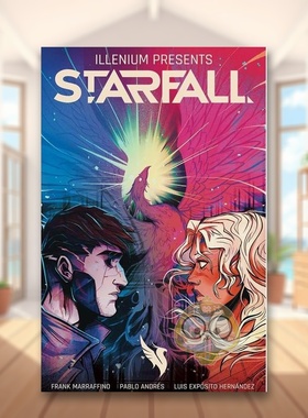【现货】格莱美奖提名制作人ILLENIUMStarfallILLENIUM Presents STARFALL英文影视精装进口原版书ILLENIUM Z2 Comics书籍图书外版