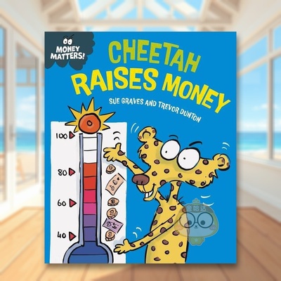 【现货】金钱小课堂猎豹筹钱精装英文儿童绘本职业认知财商管理进口原版外版书精装9岁-12岁Money Matters: Cheetah Raises Money