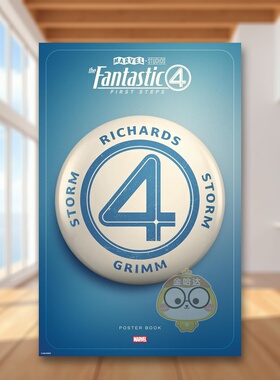 【预售】漫威影业 神奇四侠：首启征程 海报典藏集 Marvel Studios' The Fantastic Four 原版英文漫画书