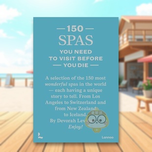 150 You 预售 150个水疗胜地 Die英文生活生活综合 Lev Before series 有生之年必去 Need Spas Devorah Visit