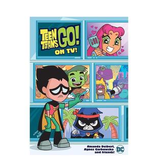 英文儿童漫画 少年泰坦出击 Titans Teen DC漫画 上电视啦 原版 预售