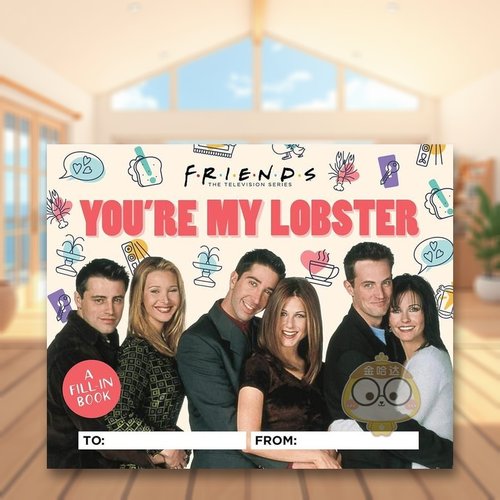 【预售】老友记：精装礼品书英文生活综合进口原版外版书精装Friends: You're My Lobster: A Fill-In Book Micol Ostow Running书