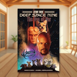 War 星际迷航深空九号战犬英文漫画进口原版 Trek 14岁以上Star Space Mike Dog 书简装 The Nine Publ书 ChenIDW Deep 预售