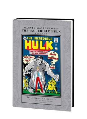【预售】漫威漫画 漫威杰作：不可思议的绿巨人卷1 Marvel Masterworks: The Incredible Hulk Vol.1 英文漫画书原版图书美漫书籍