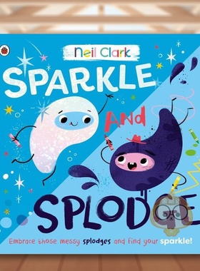 【预售】闪闪与暗暗 互相学习的故事英文儿童绘本自我认知情绪管理进口原版外版书平装3-6周岁【Crash Bang Wallop】Sparkle and书