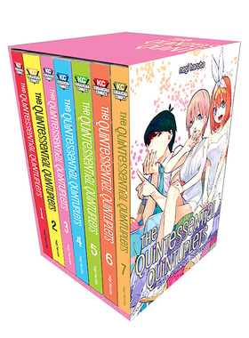 【现货】漫画 五等分的新娘 漫画盒装1（1-7卷） The Quintessential Quintuplets Part 1 Manga Box Set 英文漫画书原版进口图书