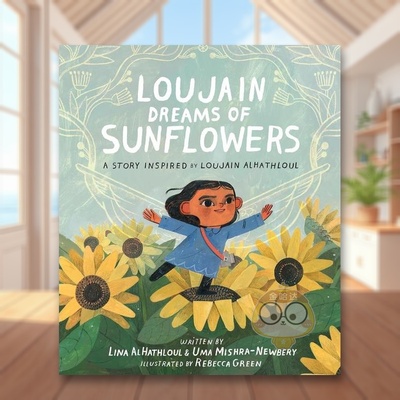 【现货】卢杰恩梦见向日葵Loujain Dreams of Sunflowers英文儿童绘本自我认知情绪管理3-6岁Uma Mishra-Newbery  Lina Al-Hathlo