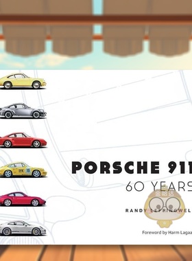 【预售】保时捷911系列：60年英文工业产品设计进口原版图书Porsche 911 60 Years精装Randy Leffingwell著Motorbooks14岁以上书籍