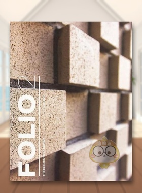 【预售】作品集 2设计元素Folio 2英文建筑设计建筑风格与材料构造Glen-Gery Corporation平装ORO Editions进口原版书9571832书籍