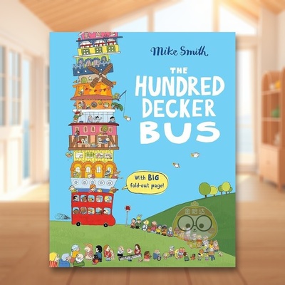 【现货】一百层巴士The Hundred Decker Bus英文儿童绘本交通工具城市人文3-6岁Mike Smith进口原版书Pan Macmillan37784书籍图书