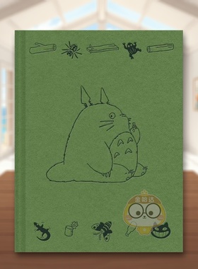 【预售】吉卜力工作室 龙猫 笔记本英文文创笔记本Notebook精装进口原版外版书14岁以上Studio Ghibli My Neighbor Totoro Noteb书