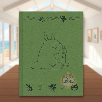 【预售】吉卜力工作室 龙猫 笔记本英文文创笔记本Notebook精装进口原版外版书14岁以上Studio Ghibli My Neighbor Totoro Noteb书
