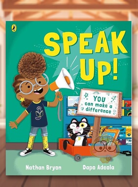 【预售】火箭说大声说出来！英文儿童绘本虚构类进口原版外版书精装Rocket Says Speak Up!Nathan BryonRandom House (US)书籍图书