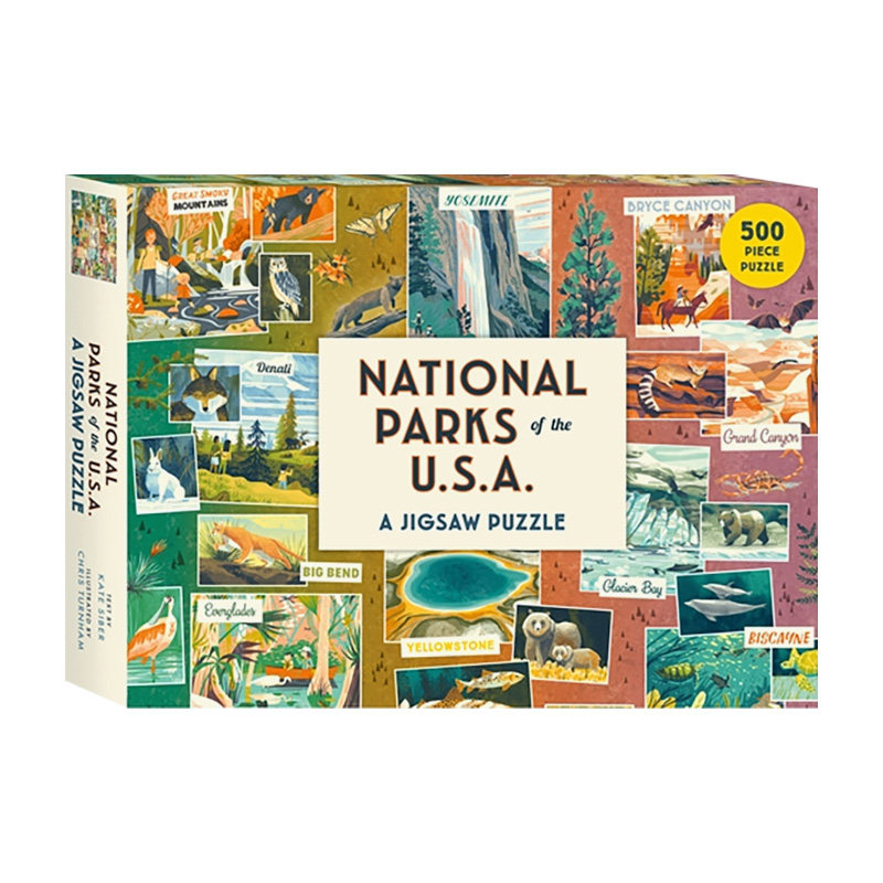 【预售】美国国家公园：500片拼图 National Parks of the USA a Jigsaw Puzzle: 500 Piece Puzzle 原版拼图使用感如何?