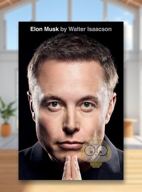 【预售】埃隆马斯克传记Elon Musk英文传记Walter Isaacson进口原版书Simon & Schuster UK398527492书籍图书外版正版