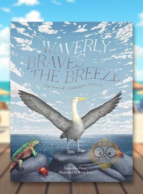 【预售】韦弗利在微风中勇敢前行Waverly Braves the Breeze英文儿童绘本自我认知情绪管理6-9岁精装进口原版书CORA  SAMANTHA T书