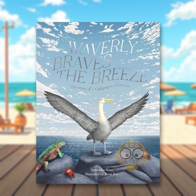 【预售】韦弗利在微风中勇敢前行Waverly Braves the Breeze英文儿童绘本自我认知情绪管理6-9岁精装进口原版书CORA  SAMANTHA T书