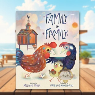 【预售】家庭就是家庭英文儿童绘本人际关系精装进口原版书3岁-6岁Family Is FamilyMARR  MELISSANancy Paulsen Books书籍图书外