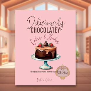 【预售】美味巧克力蛋糕和面包英文餐饮进口原版外版书精装14岁以上Deliciously Chocolatey Cakes & Bakes Victoria Glass Ryla书