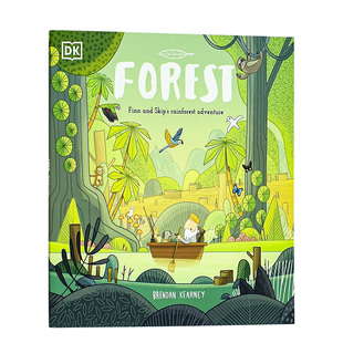 Adventures and 现货 森林 6岁 Kearney环保绘本进口图画书 儿童绘本3 with Forest Skip Finn 英国插画师Brendan 英文原版