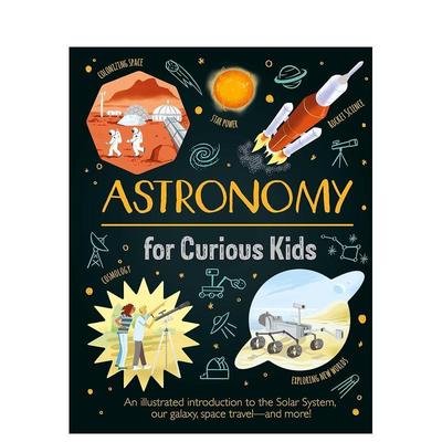 【预售】好奇孩子的天文学启蒙 【Curious Kids】Astronomy for Curious Kids 原版英文儿童绘本进口书籍图书外版正版