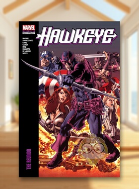 【预售】【Marvel】鹰眼现代史诗合集重聚英文漫画平装进口原版书Hawkeye Modern Era Epic Collection: The Reunion Mccann  Jim