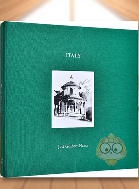 【现货】Jose Gelabert-Navia建筑绘画：意大利英文建筑设计建筑师工作室进口原版书精装【José Gelabert-Navia】Italy Oscar Ri