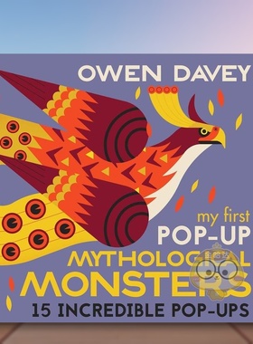 【预售】【立体书】我的苐一本神兽 My First Pop-Up Mythological Monsters 原版英文儿童立体进口书籍图书外版正版
