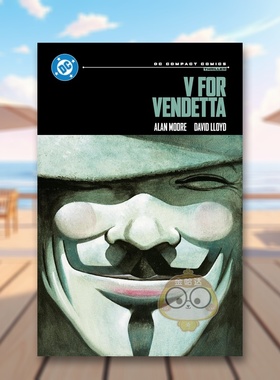 【现货】V 字仇杀队：DC漫画精编版 V for Vendetta: DC Compact Comics Edition 原版英文漫画书进口书籍图书外版正版