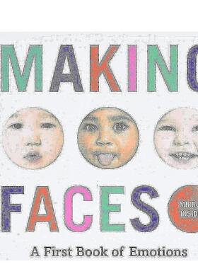 Abrams概念启蒙系列 情绪之书/有爱之书/方向之书（单册可拍） Making Faces : A First Book of Emotions 英文原版儿童绘本图书