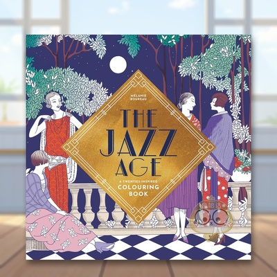 【预售】爵士时代：二十年代风格涂色书 The Jazz Age : A Twenties Inspired Colouring Book 原版英文生活综合进口书籍图书外版