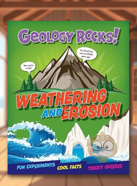 【预售】地质岩石风化和侵蚀Geology Rocks! Weathering and Erosion英文儿童绘本动物生态环保9-12岁精装进口原版书Claudia Mar书