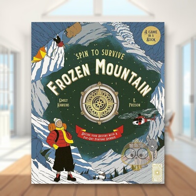 【现货】命运转盘独行阿尔卑斯【Spin to Survive】Frozen Mountain英文儿童绘本IP系列Emily Hawkins精装3-6岁Wide Eyed Edition
