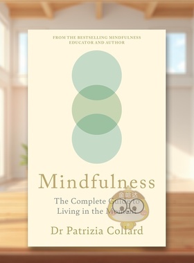 【预售】正念：活在当下的完整指南 Mindfulness 原版英文心灵励志 正念技巧 呼吸冥想体式发展