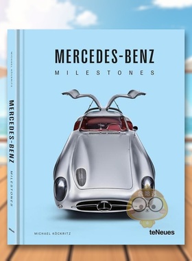 【预售】【疾速里程碑】梅赛德斯-奔驰英文设计工业产品设计进口原版书精装14岁以上【Milestones】Mercedes-Benz MilestonesMic书