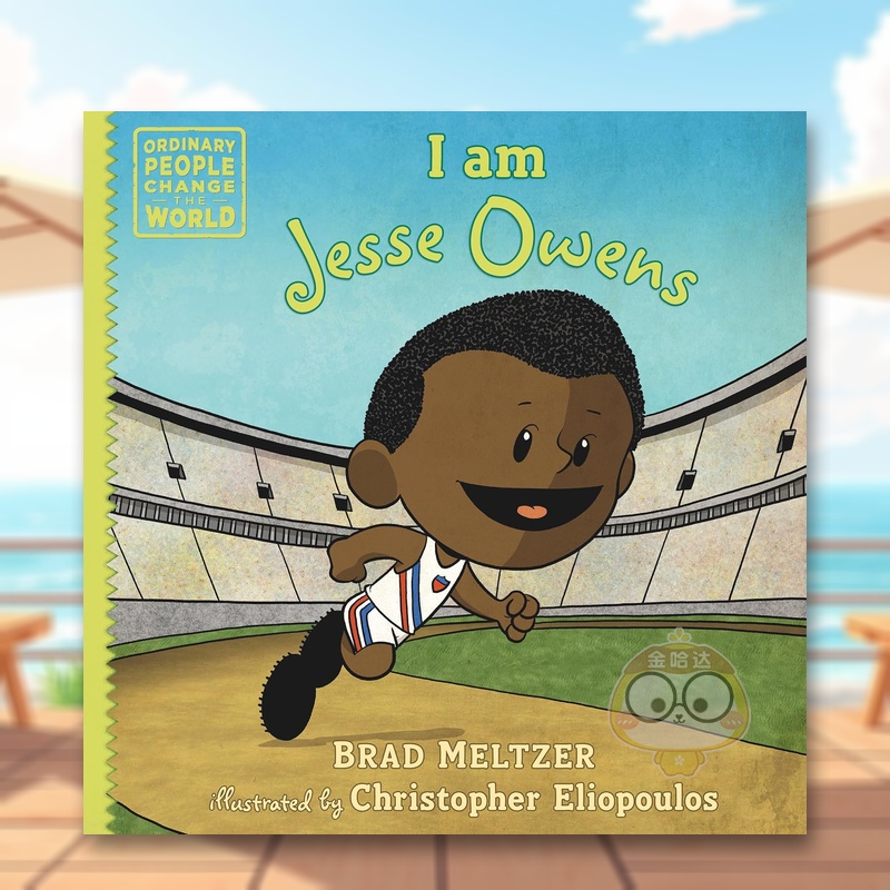【现货】我叫杰西-欧文斯I Am Jesse Owens英文儿童绘本交通工具城市人文6-9岁精装进口原版书Meltzer  Brad Rocky Pond Books书籍