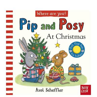 【预售】【毛毡翻翻书】Pip 和 Posy在哪里？ Pip and Posy， Where Are You? At Christmas  原版英文儿童趣味