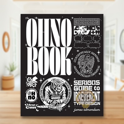 【预售】OH no字体工作室：不恭字型设计手册 The Ohno Book 原版英文字体图案标志设计 字体样张设计草图字型创作进口书籍图书外
