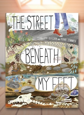 【预售】【手风琴书】我脚下的街道 【Look Closer】The Street Beneath My Feet 原版英文儿童绘本进口书籍图书外版正版
