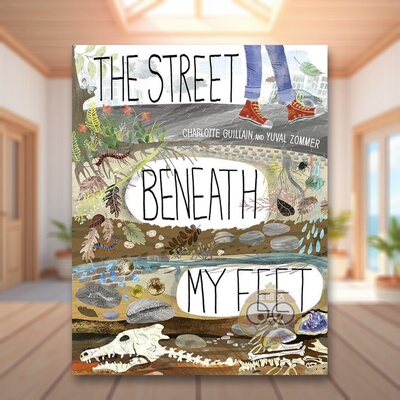 【预售】【手风琴书】我脚下的街道 【Look Closer】The Street Beneath My Feet 原版英文儿童绘本进口书籍图书外版正版