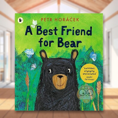 【现货】熊最好的朋友A Best Friend for Bear英文儿童绘本人际关系3-6岁精装Petr Horacek进口原版书Walker Books UK63975书籍图