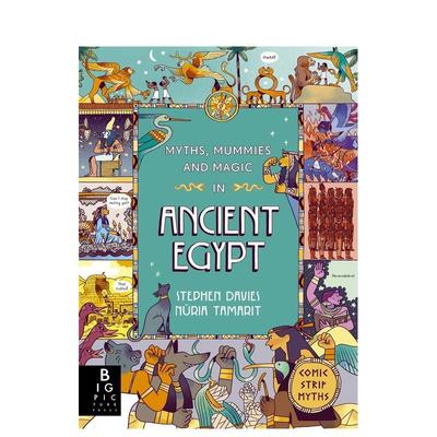 【预售】古埃及的神话、木乃伊与魔法 Myths， Mummies and Magic in Ancient Egypt 原版英文儿童绘本进口书籍图书外版正版