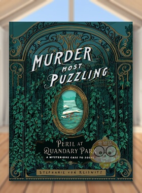 【预售】谜案重重：困惑园危机 Murder Most Puzzling Peril at Quandary Park 原版英文生活综合进口书籍图书外版正版
