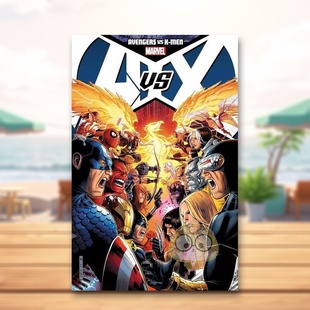 Printing Marvel ］英文漫画平装 印刷版 书Avengers New Bendis Men 复仇者大战X战警 vs. Michae书 Brian 进口原版 现货