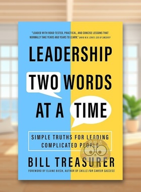 【预售】领导力一次说两个字Leadership Two Words At A Time英文商业行销平装进口原版书Treasurer  Bill Berrett-Koehler书籍图