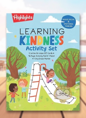 【现货】【学习善良】活动套装【LearningKindness】ActivitySet英文儿童趣味3-6岁平装Highlights进口原版书Highlights Press978