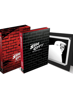 【预售】漫画 罪恶之城卷1(豪华精装版) 弗兰克·米勒 Frank Miller's Sin City Volume 1:The Hard Goodbye 英文漫画书原版图书