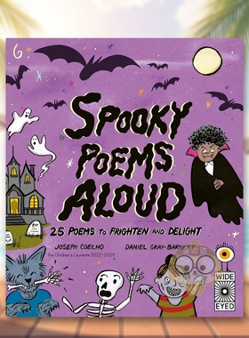 【预售】大声朗诵恐怖诗歌Spooky Poems Aloud 25 Poems to Frighten and Delight英文儿童绘本虚构类3-6岁精装Joseph Coelho; Da