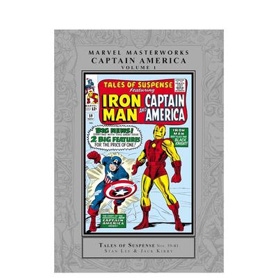 【预售】漫威漫画 漫威杰作：美国队长卷1(重制版) Marvel Masterworks: Captain America Vol.1 英文漫画书原版进口美漫书籍